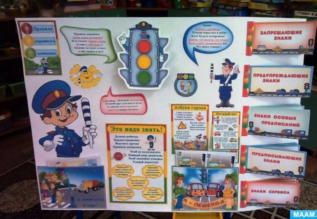Поделки на тему ПДД – учим детей дорожной безопасности играя Как нарисовать плакат правила дорожного движения