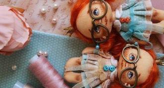 Interior dolls: patterns and master classes