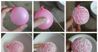 How to make balls from threads