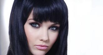 Black hair color.  Photo.  How to dye and wash your hair.  Blue black hair color: before and after photos, reviews, who suits this fashionable color Should you dye your hair black?