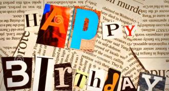 How to make a wall newspaper dedicated to a child's birthday