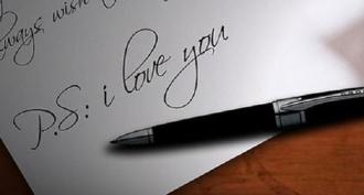 Scrisoare romantică către persoana iubită