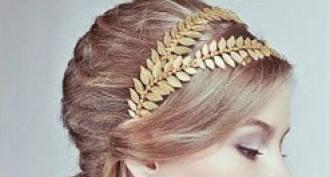 Hairstyles with a headband - a fashionable look in a few minutes