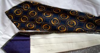 How to sew a men's tie DIY denim tie